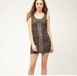 Free People Bitsy Ditsy Shimmer Bodycon dress